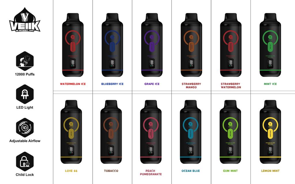 Veiik Micko Q Twist 12000 Puffs Disposable Vape In Dubai