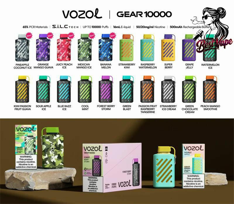 Vozol Gear 10000 Puffs Disposable Vape In Dubai
