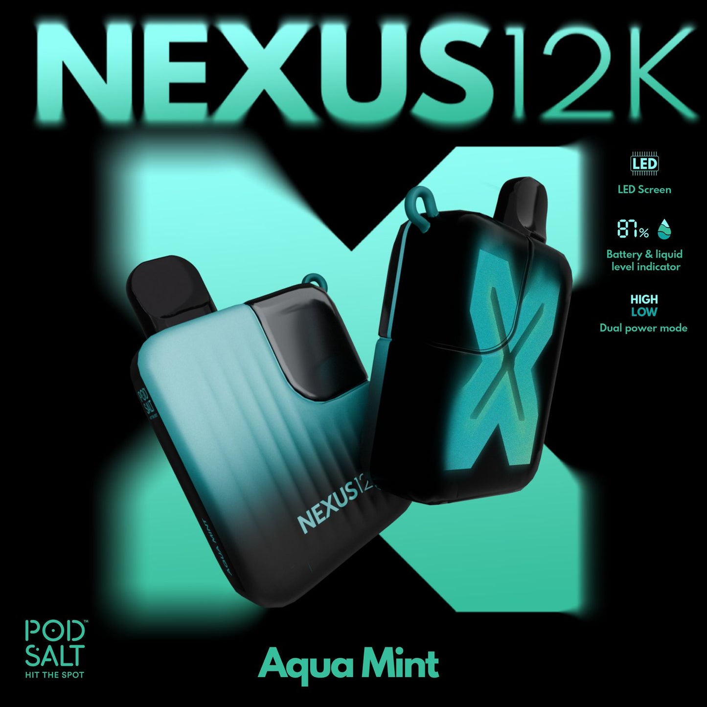 Pod Salt Nexus 12000 Puffs Disposable Vape In UAE