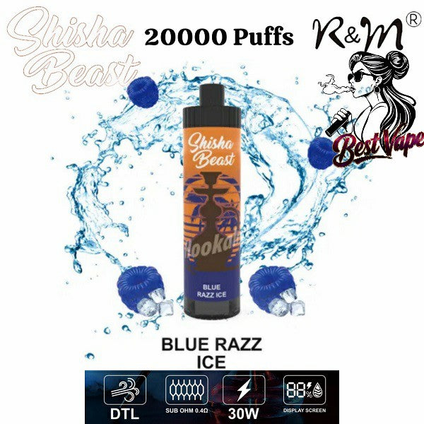 R&M ShiSha Beast 20000 Puffs Disposable Vape In UAE