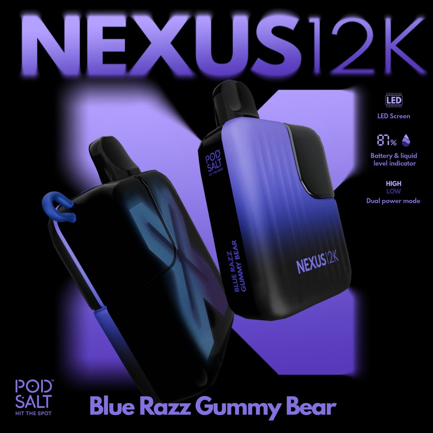 Pod Salt Nexus 12000 Puffs Disposable Vape In UAE