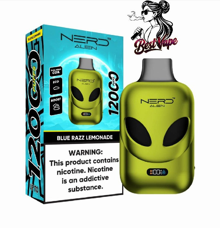 NERD Alien 12000 Puffs Disposable Vape