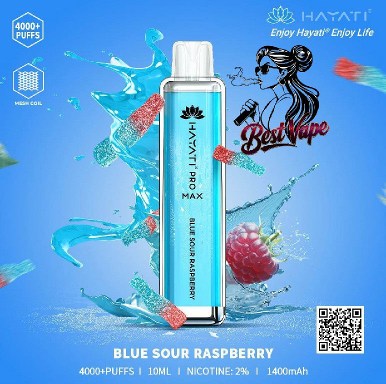 Hayati Crystal Pro Max 4000 Puffs Disposable Vape In UAE