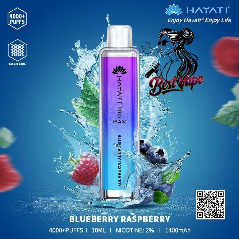Hayati Crystal Pro Max 4000 Puffs Disposable Vape In UAE