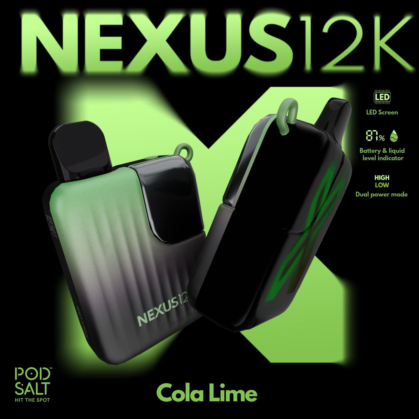 Pod Salt Nexus 12000 Puffs Disposable Vape In UAE