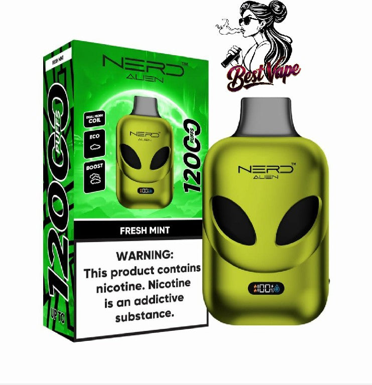 NERD Alien 12000 Puffs Disposable Vape