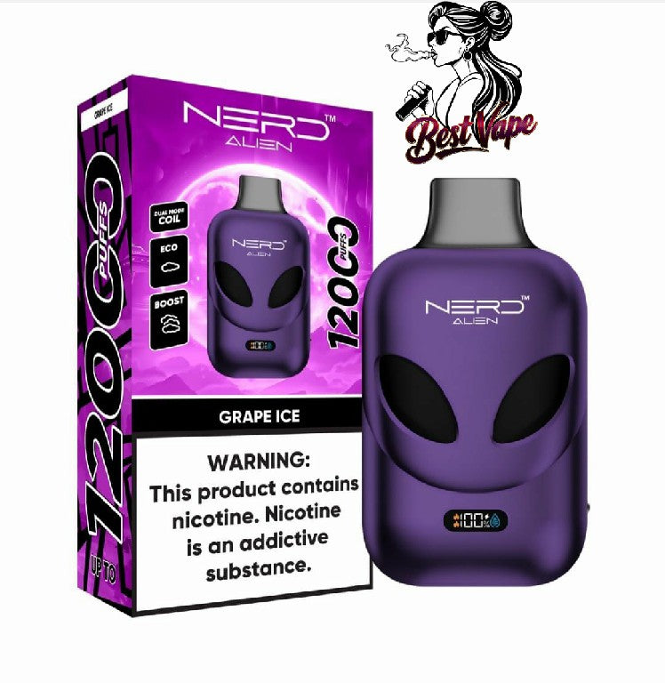 NERD Alien 12000 Puffs Disposable Vape