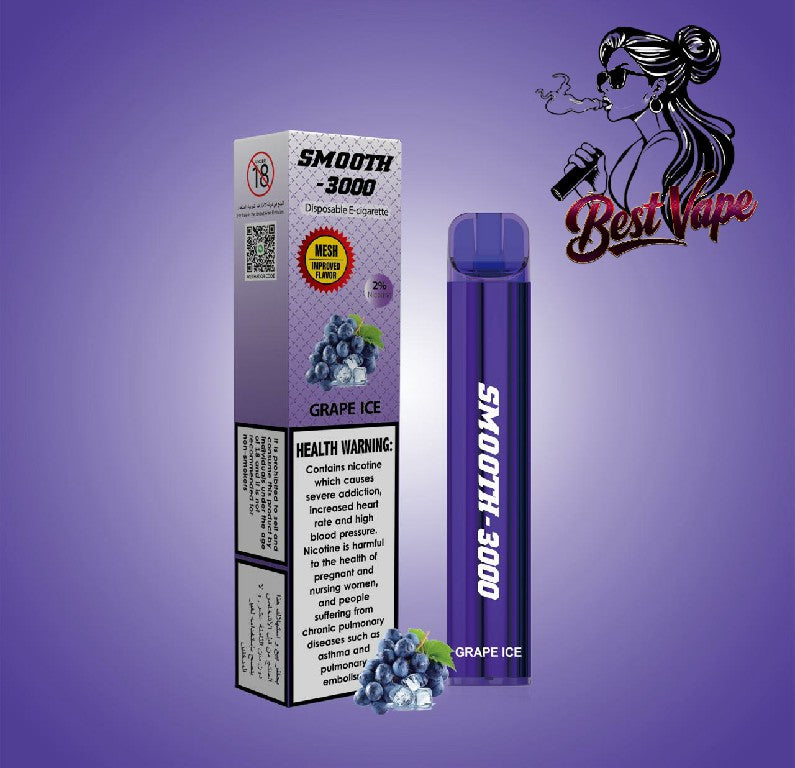 Smooth 3000 Puffs Disposable Vape In Dubai