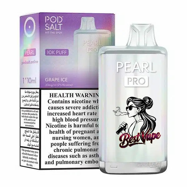 Pod Salt Pearl Pro 10000 Puffs Disposable Vape In Dubai