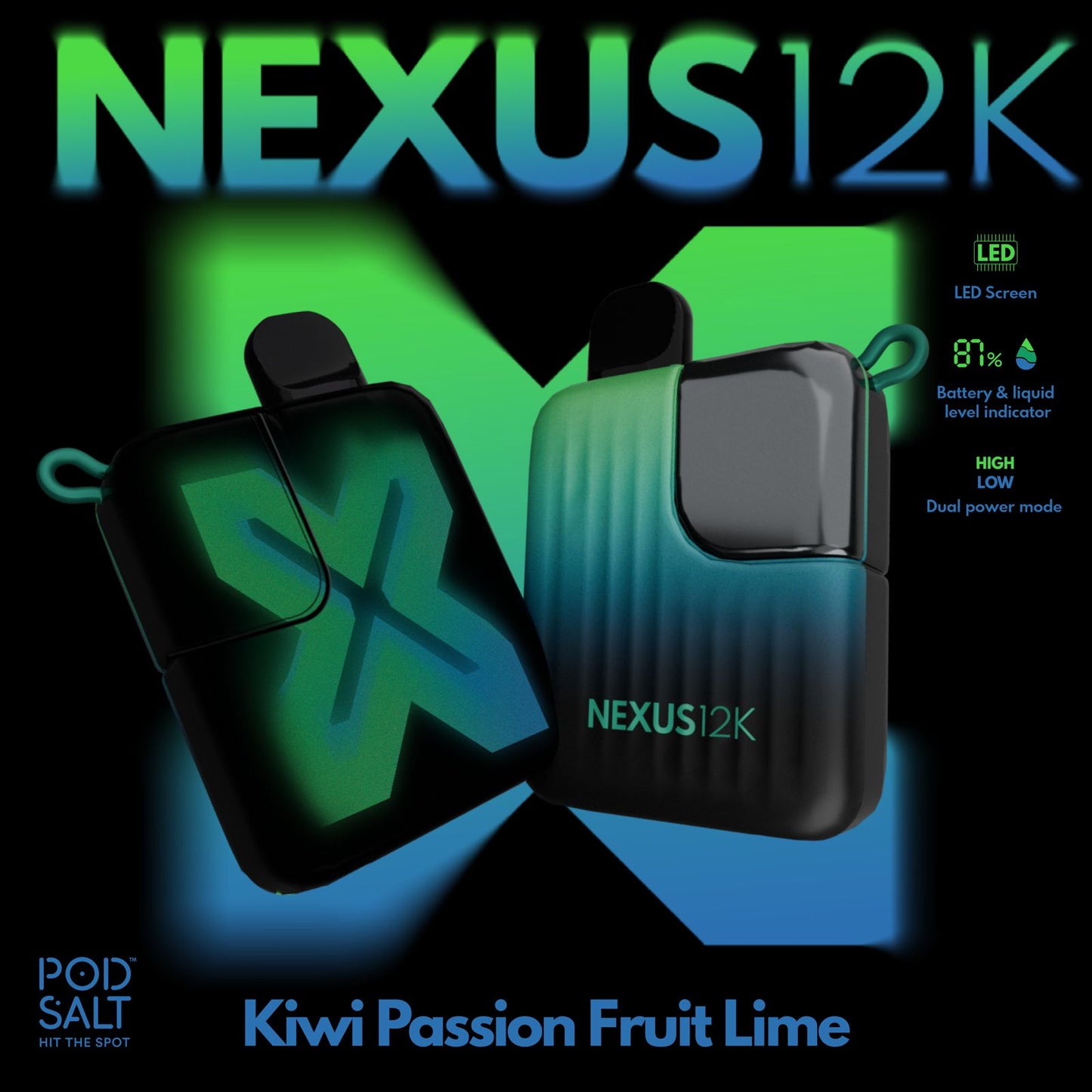 Pod Salt Nexus 12000 Puffs Disposable Vape In UAE