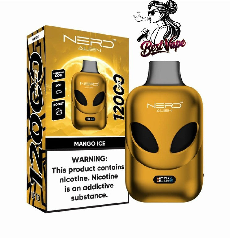 NERD Alien 12000 Puffs Disposable Vape