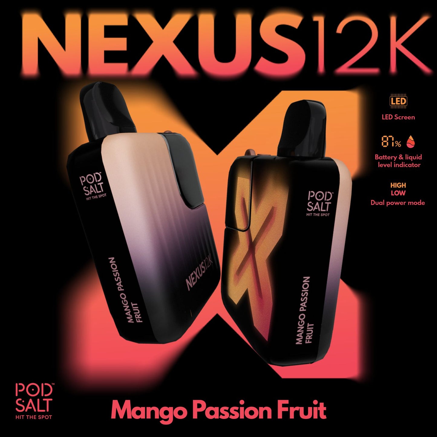Pod Salt Nexus 12000 Puffs Disposable Vape In UAE