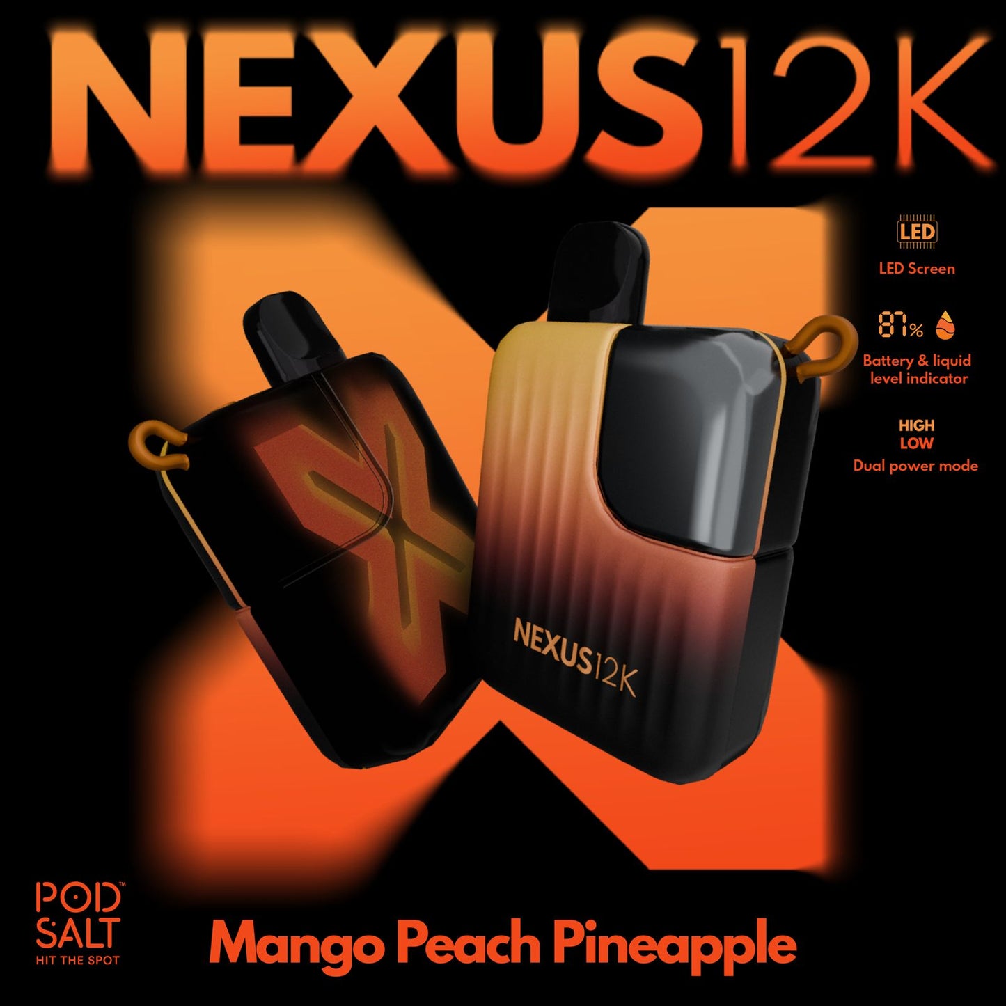 Pod Salt Nexus 12000 Puffs Disposable Vape In UAE