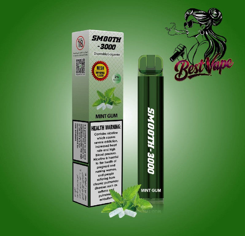 Smooth 3000 Puffs Disposable Vape In Dubai
