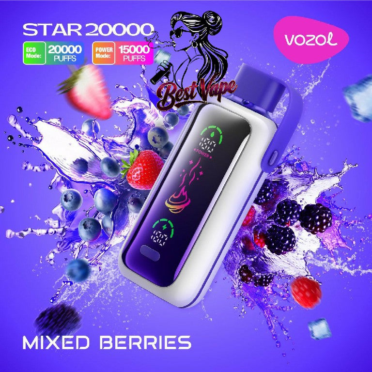 Vozol Star 20000 Puffs Dual Power Disposable Vape In Dubai
