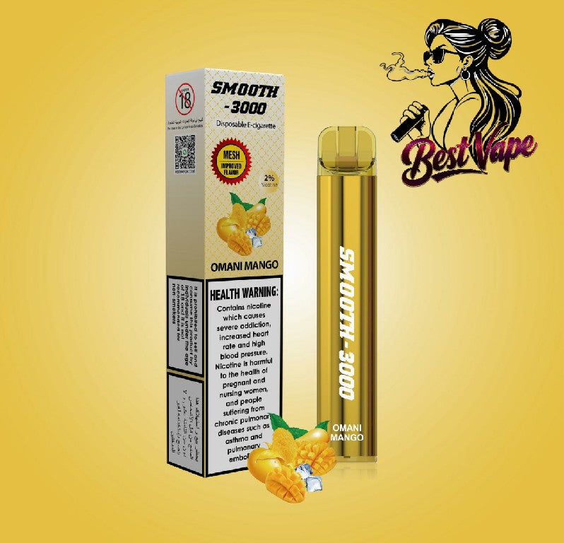 Smooth 3000 Puffs Disposable Vape In Dubai