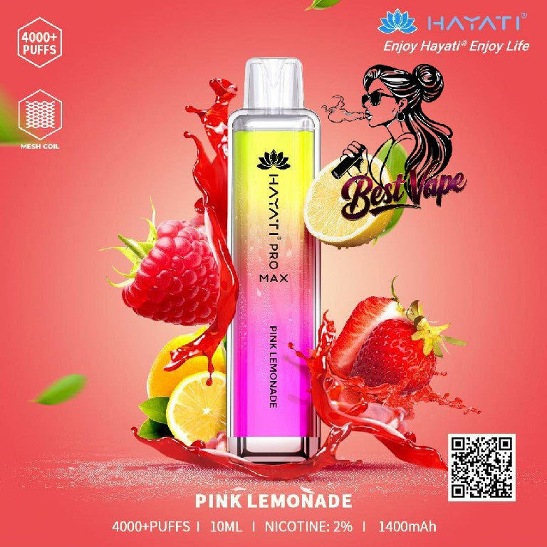 Hayati Crystal Pro Max 4000 Puffs Disposable Vape In UAE