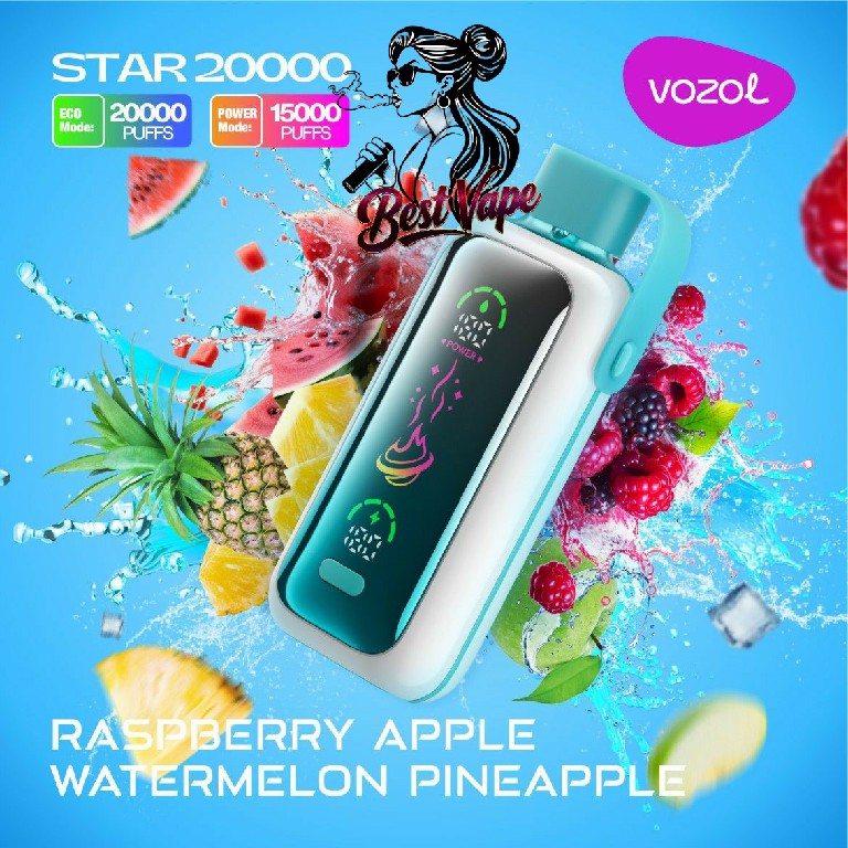 Vozol Star 20000 Puffs Dual Power Disposable Vape In Dubai