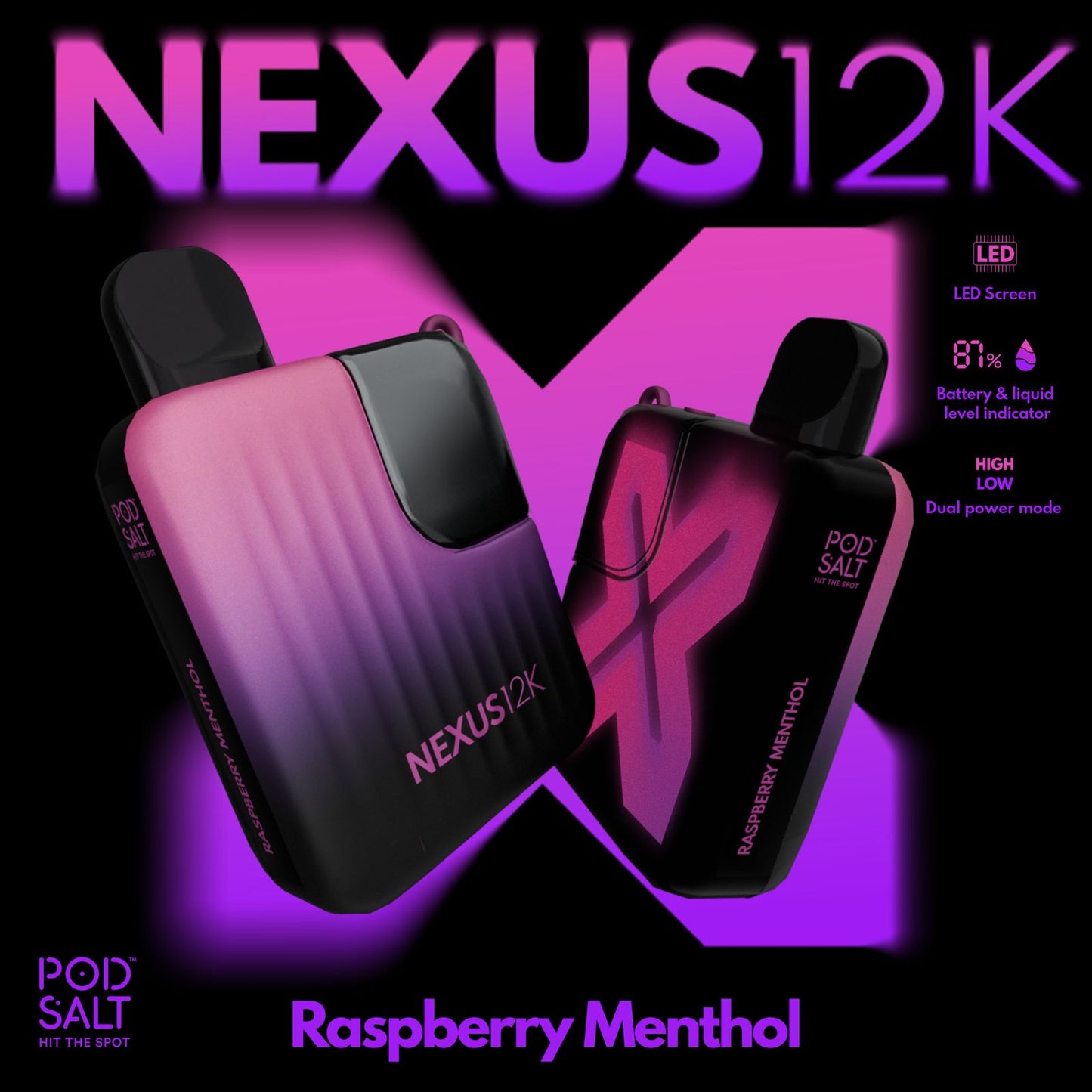 Pod Salt Nexus 12000 Puffs Disposable Vape In UAE