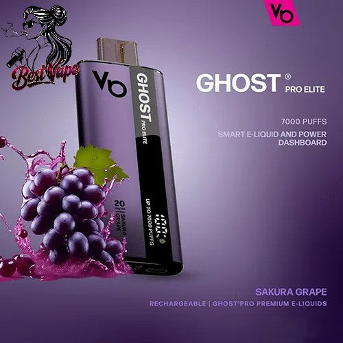Vapes Bars Ghost Pro Elite 7000 Puffs Disposable Vape