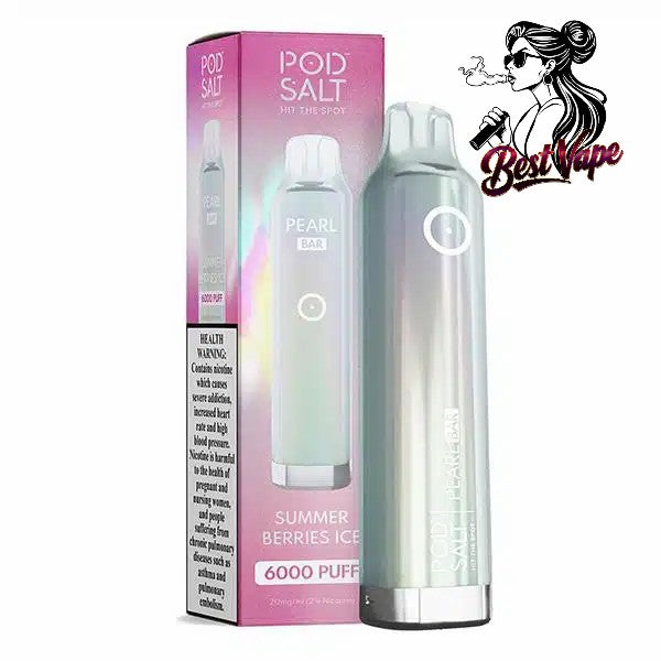 Pod Salt Pearl Bar 6000 Puffs Disposable Vape In Dubai,UAE