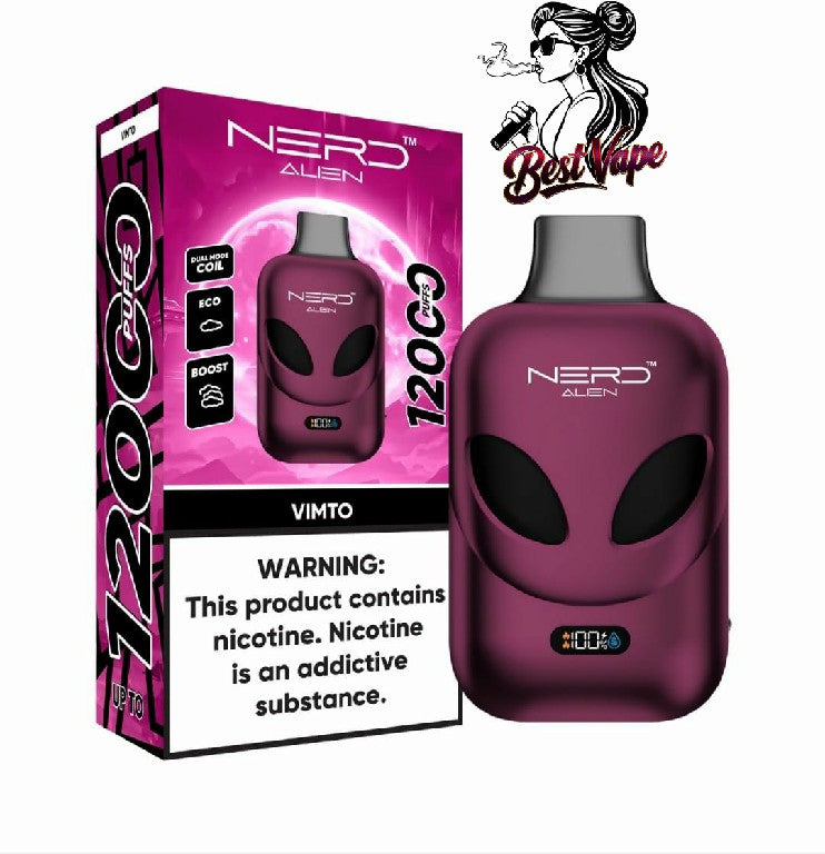 NERD Alien 12000 Puffs Disposable Vape