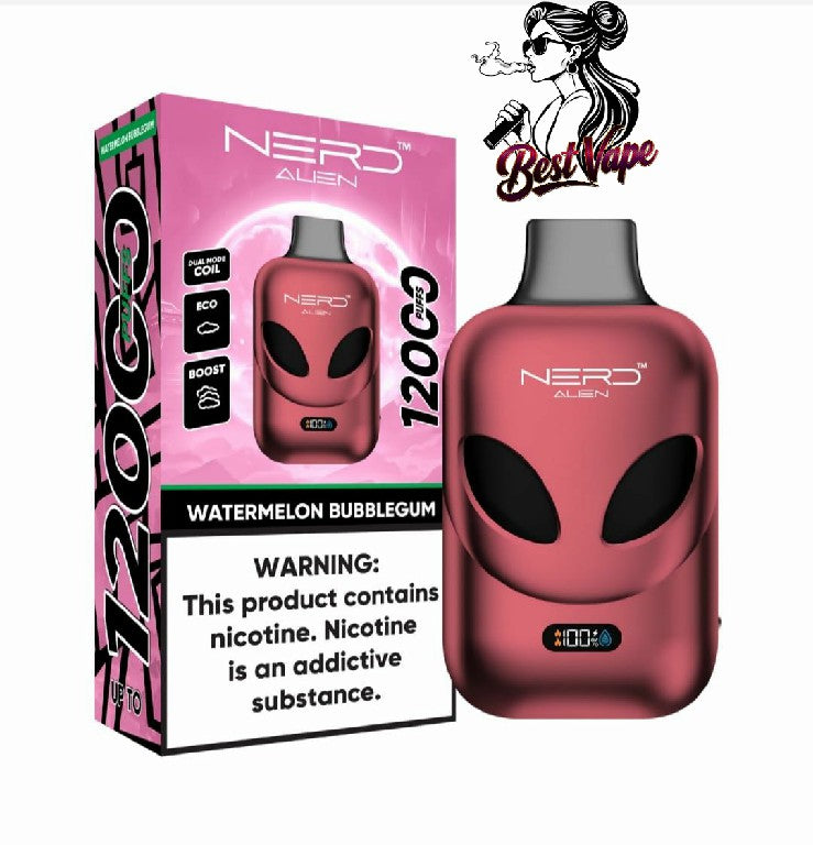 NERD Alien 12000 Puffs Disposable Vape