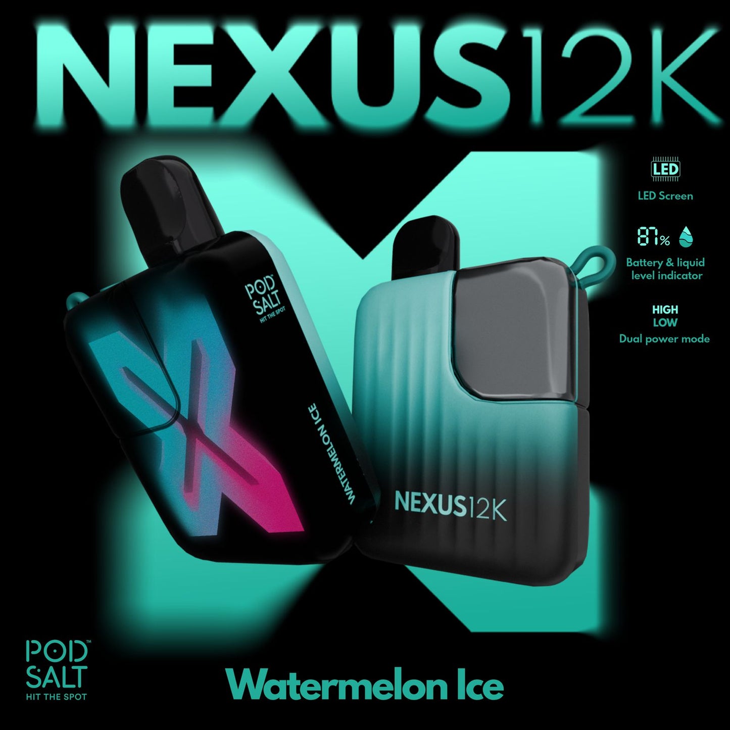 Pod Salt Nexus 12000 Puffs Disposable Vape In UAE