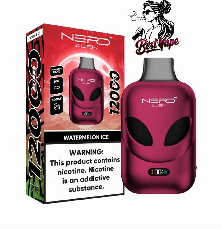 NERD Alien 12000 Puffs Disposable Vape