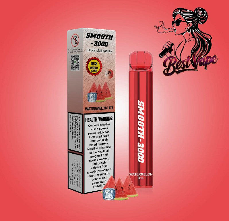 Smooth 3000 Puffs Disposable Vape In Dubai
