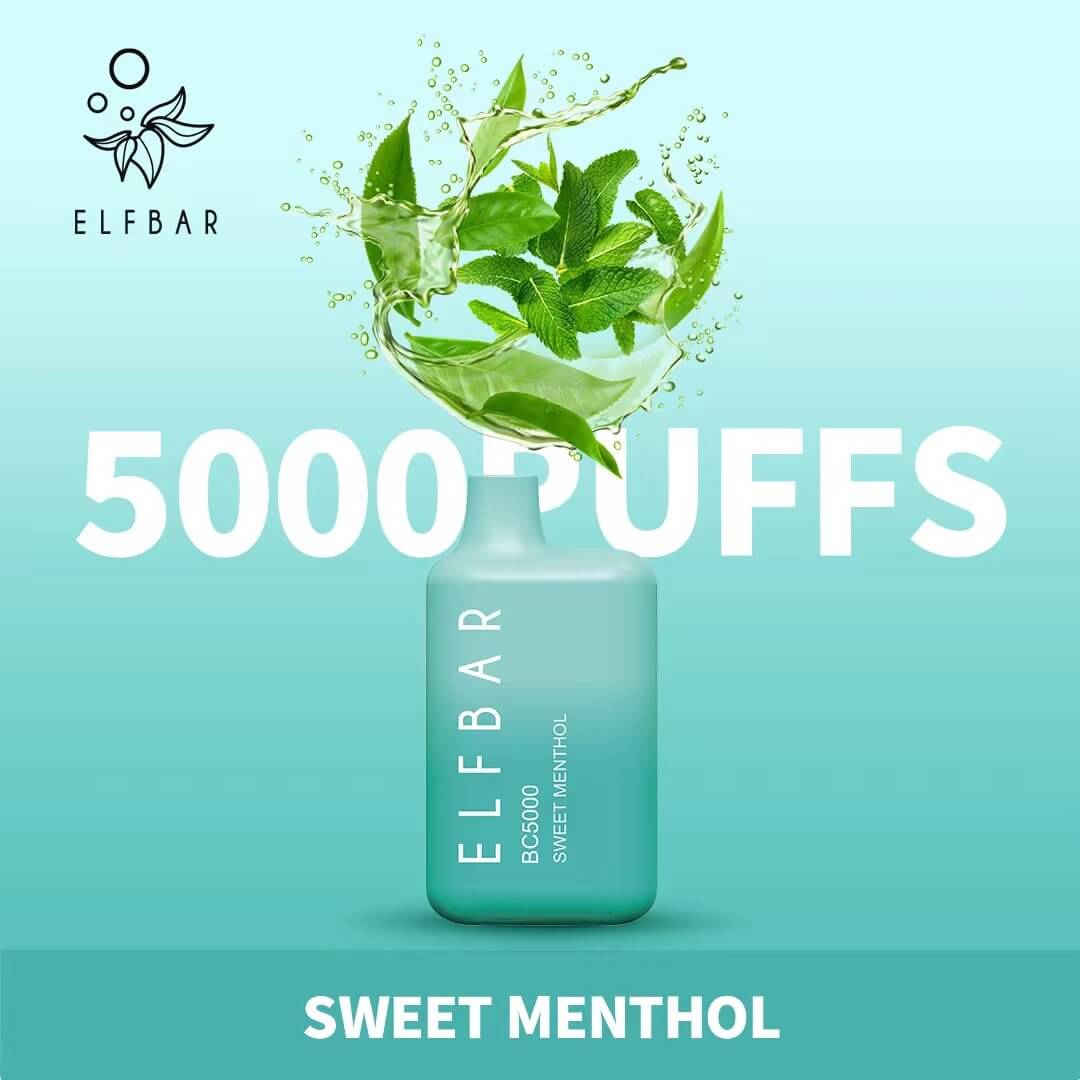 ELF BAR BC5000: Ultimate 5000 Puff VapeFLAVOR ::: Sweet Menthol