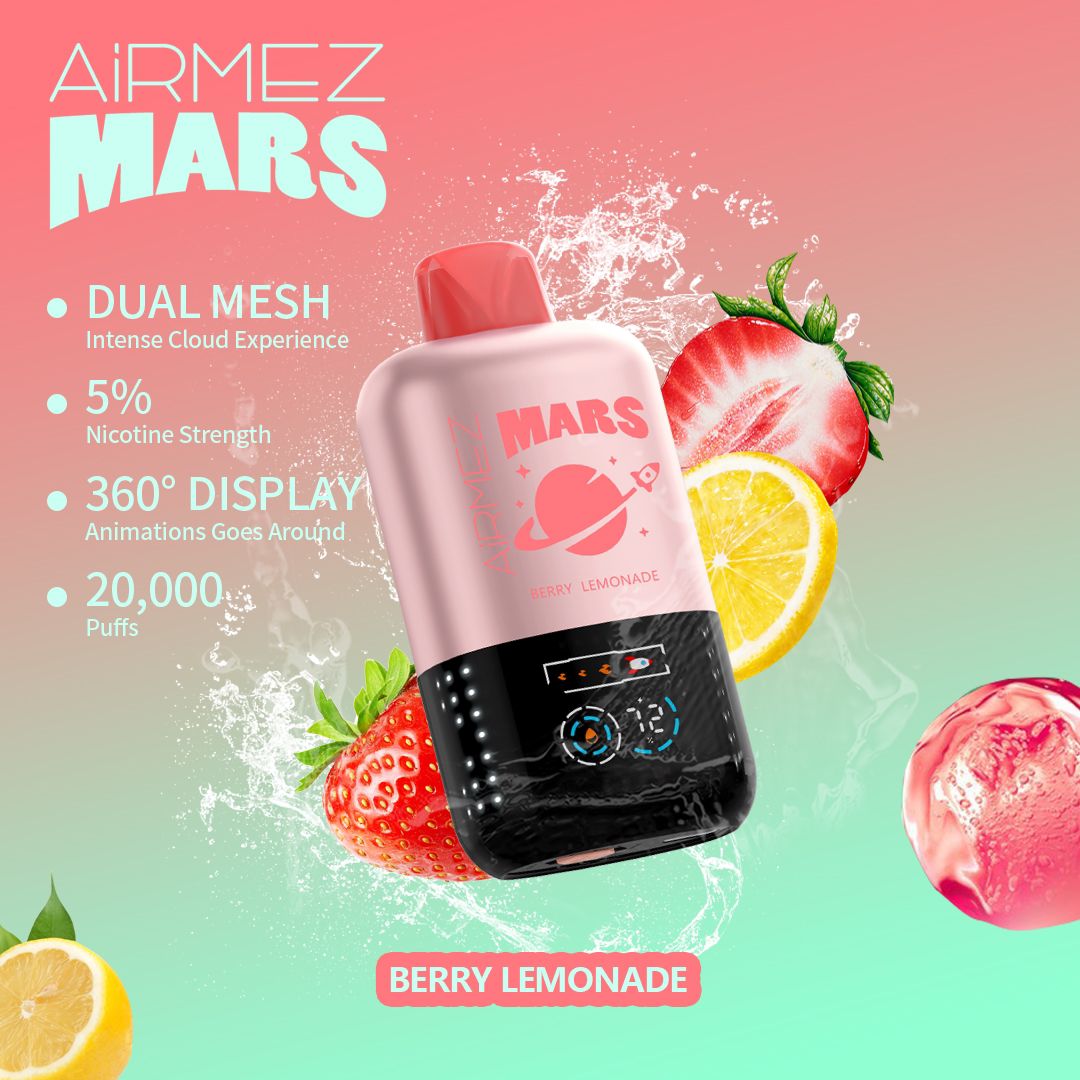 Airmez Mars 20000 Puffs Disposable Vape in Dubai