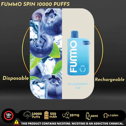 Fummo Spin 10000 Puffs Disposable Vape in UAE