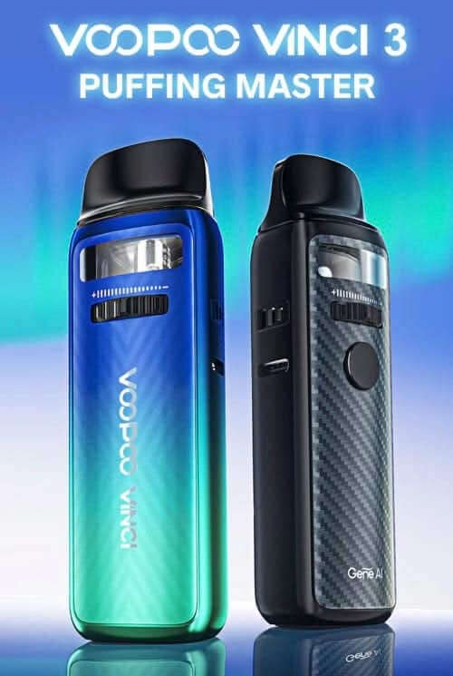 Voopoo Vinci 3 Pod kit puffing king Best for smokingColor: Aurora Blue