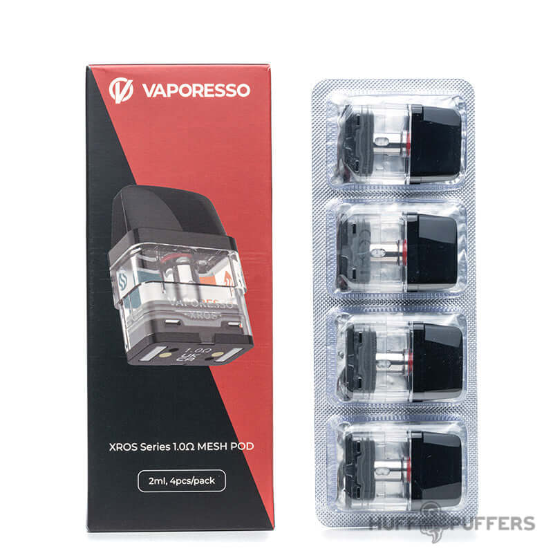 Vaporesso Xros Series all pods 1in/4ps availableMateriel: 0.6