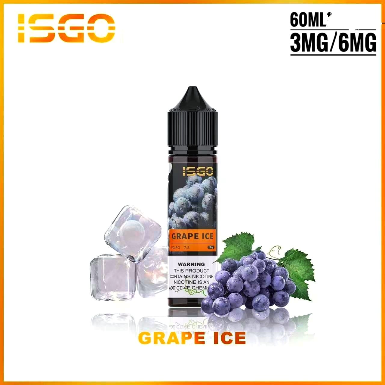 ISGO 60ML E LIQUID ALL FLAVORS IN DUBAI UAE