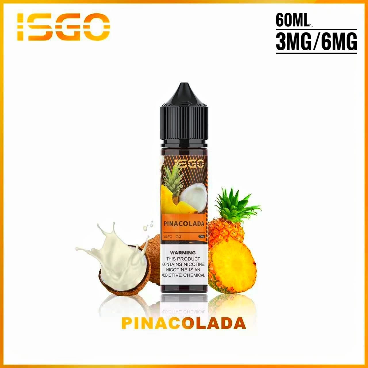 ISGO 60ML E LIQUID ALL FLAVORS IN DUBAI UAE