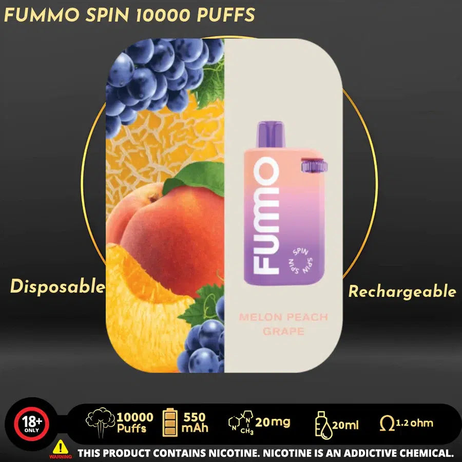 Fummo Spin 10000 Puffs Disposable Vape in UAE