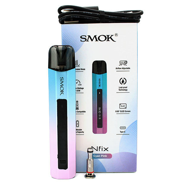 Smok Nfix Pro Kit: Ultimate Vaping SimplicityColor: Black