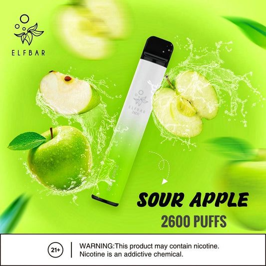 Elf Bar 2600 Puffs Disposable Vape In UAE