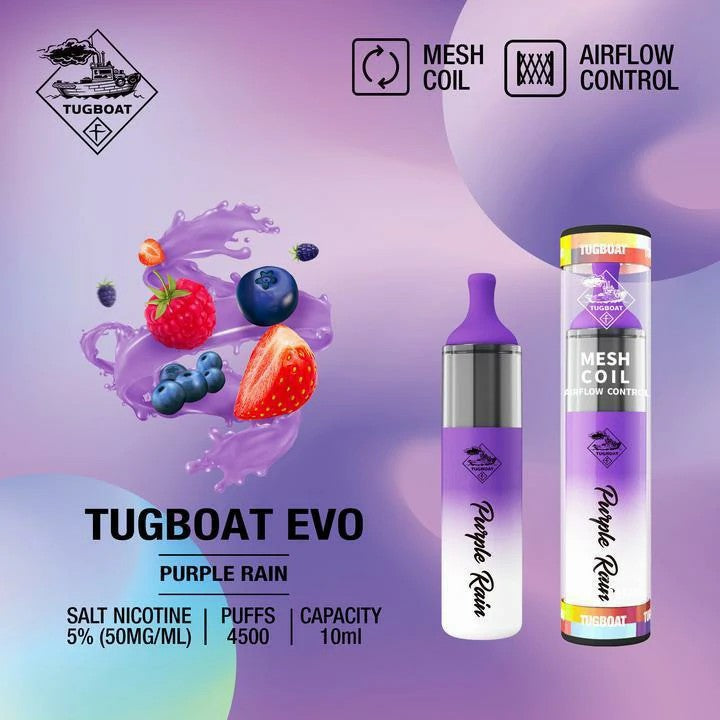 Tugboat EVO 4500 Puffs DISPOSABLE IN UAE