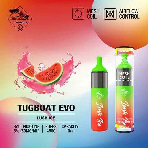 Tugboat EVO 4500 Puffs DISPOSABLE IN UAE