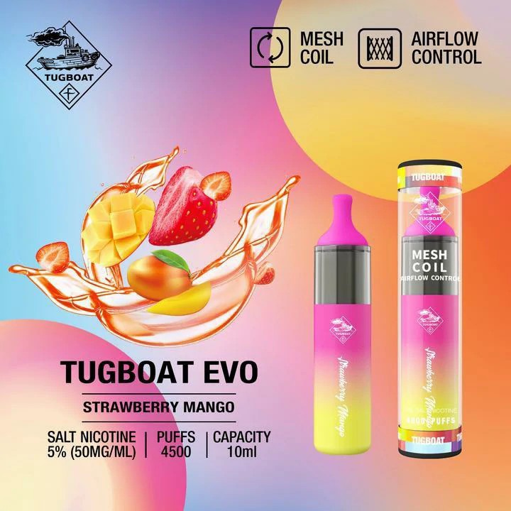 Tugboat EVO 4500 Puffs DISPOSABLE IN UAE