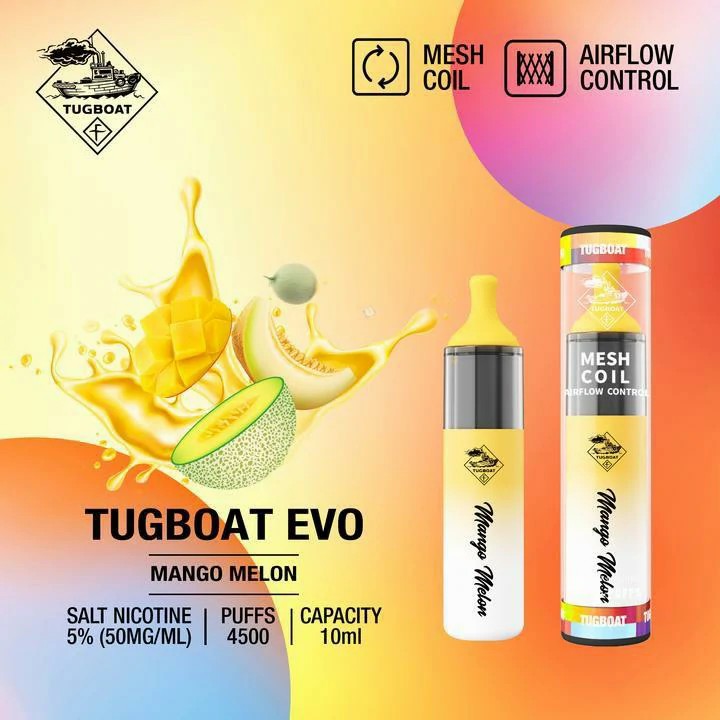 Tugboat EVO 4500 Puffs DISPOSABLE IN UAE