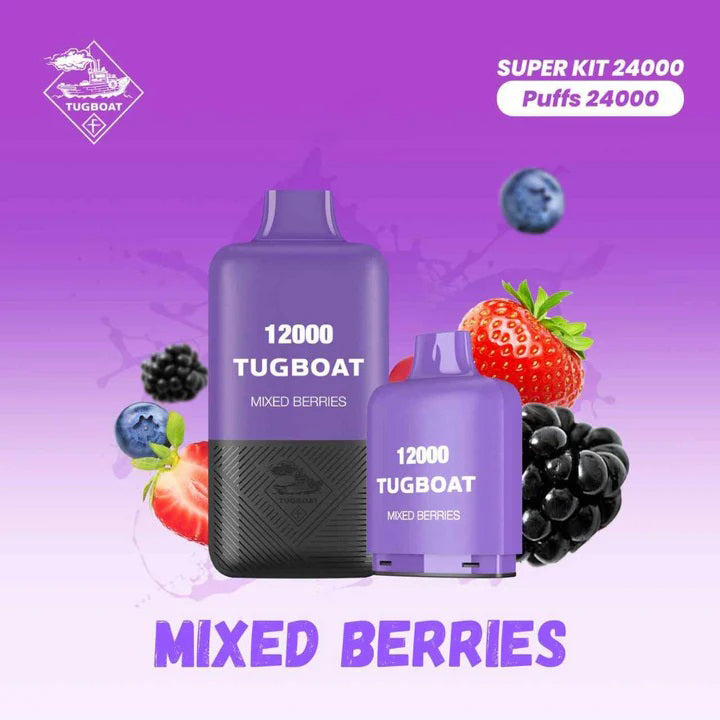 Tugboat Super Kit 24000 Puffs Disposable Vape in UAE