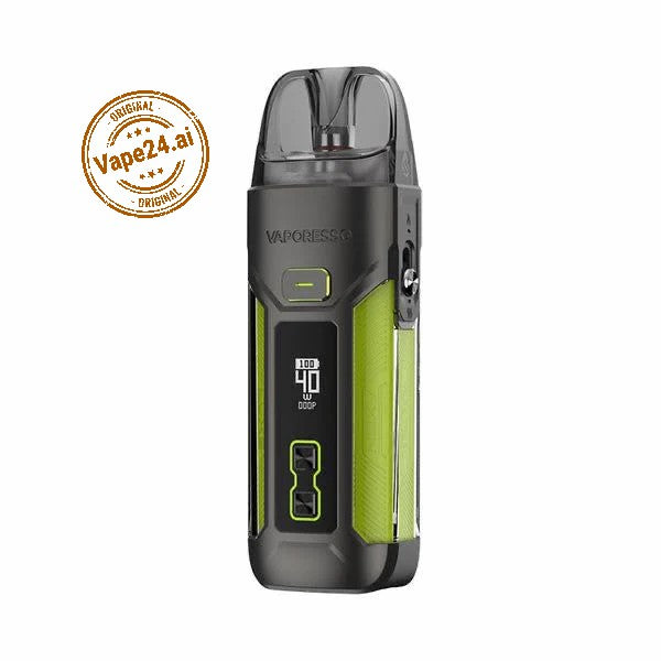 Vaporesso Luxe X Pro Pod Kit - Unmatched Performance & StyleColor: Gunmetal Lime