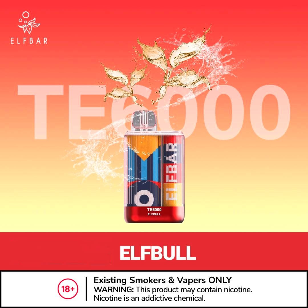 ELF BAR TE6000 DISPOSABLE VAPE IN DUBAIFLAVORS-: Apple Peach