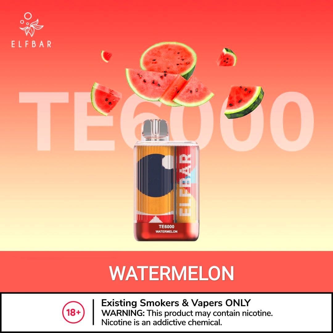 ELF BAR TE6000 DISPOSABLE VAPE IN DUBAIFLAVORS-: Apple Peach