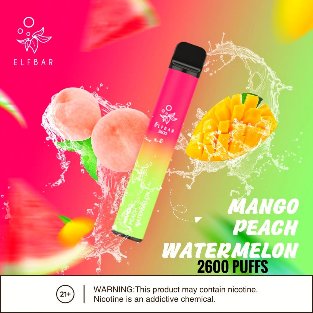 Elf Bar 2600 Puffs Disposable Vape In UAE