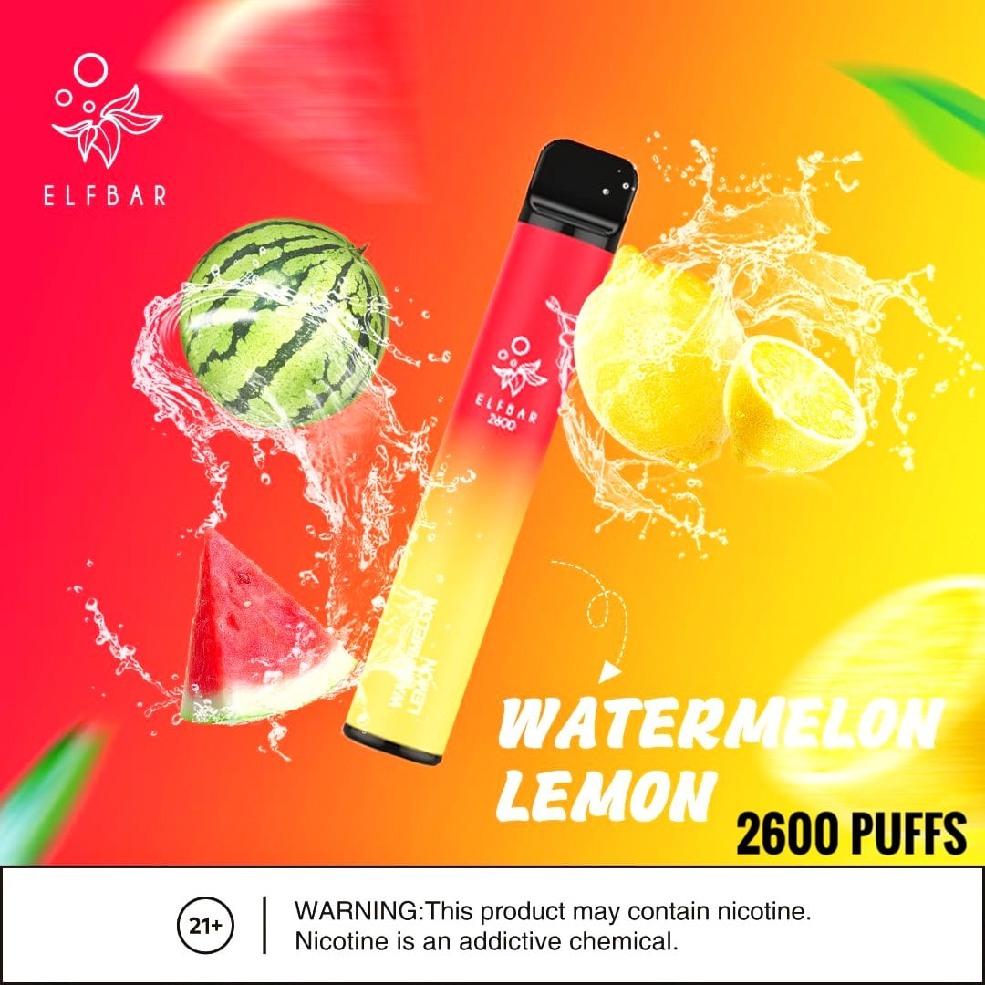 Elf Bar 2600 Puffs Disposable Vape In UAE